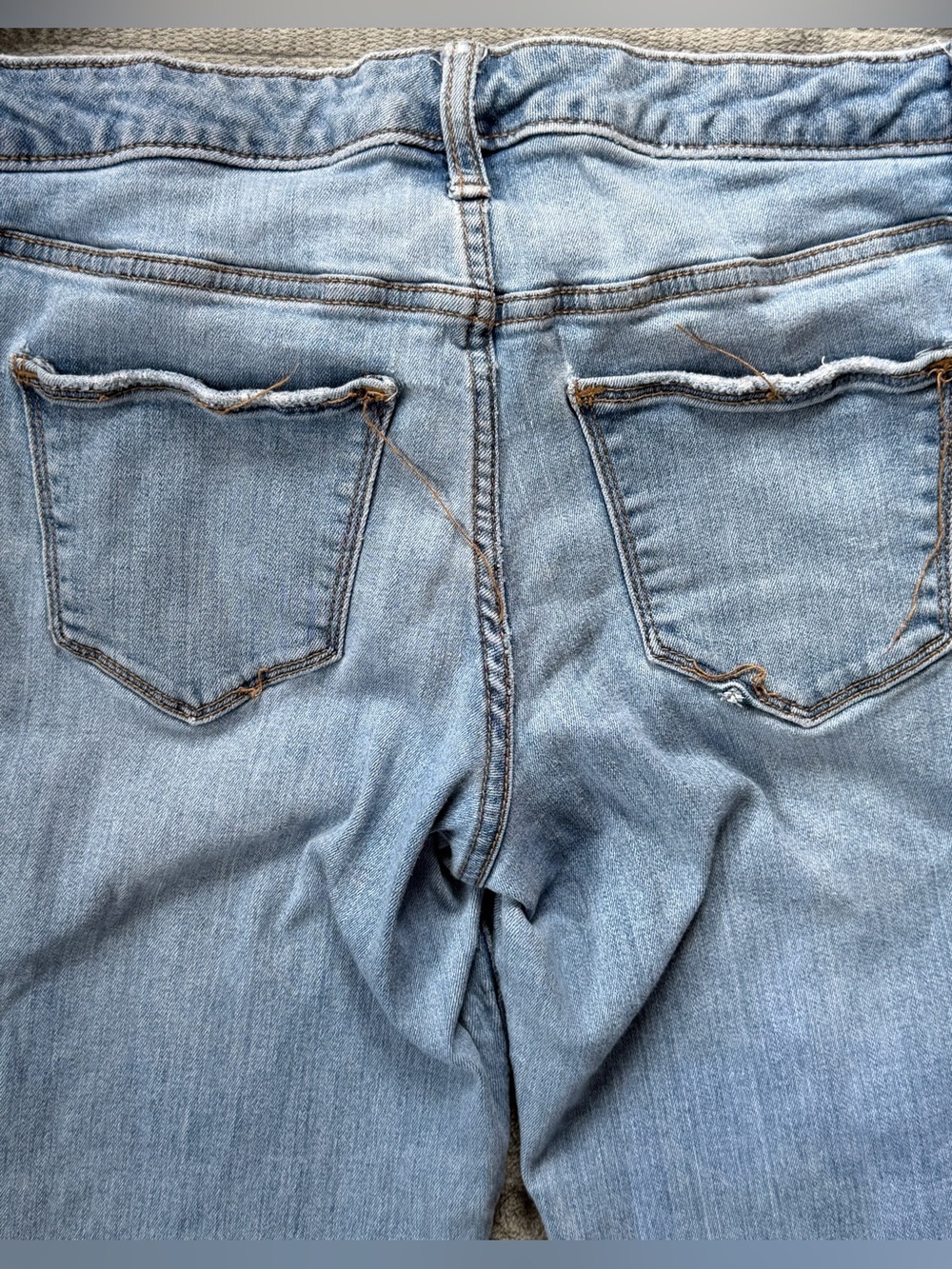 Universal Thread Light Blue Distressed Skinny Jeans - Picture 3 of 9
